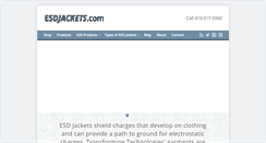 Desktop Screenshot of esdjackets.com